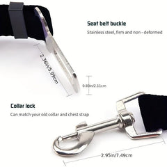 Adjustable Pet Safety Belt & Portable Dog Leash