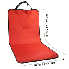 Waterproof Pet Car Seat Cover Protects Back Seat from Dirt