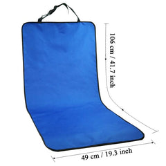 Waterproof Pet Car Seat Cover Protects Back Seat from Dirt