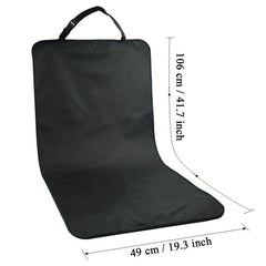 Waterproof Pet Car Seat Cover Protects Back Seat from Dirt