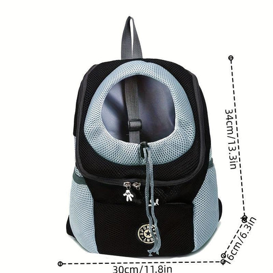 Breathable Dog Carrier Backpack for Small and Medium Pets Front Pack Travel Bag