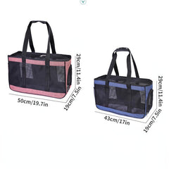 Breathable Mesh Pet Carrier Outdoor Backpack Portable Dog Bag