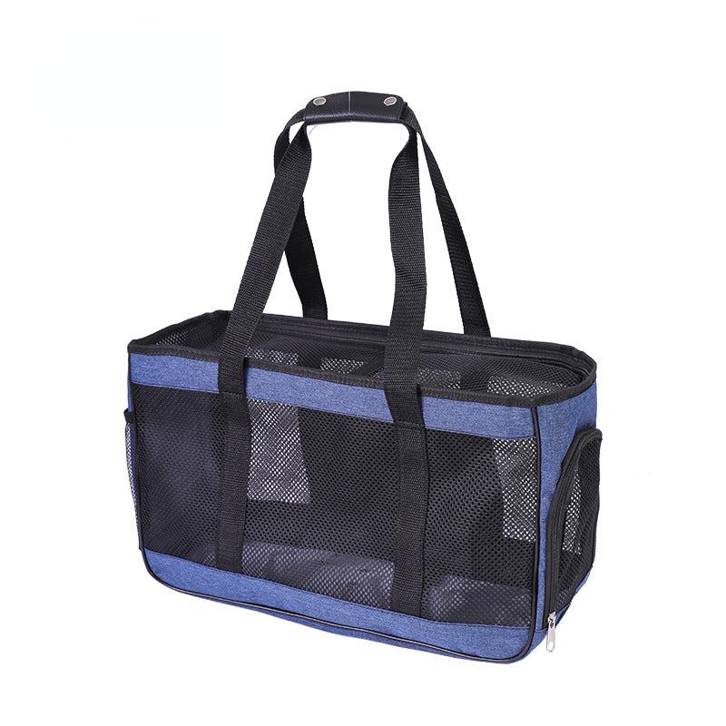 Breathable Mesh Pet Carrier Outdoor Backpack Portable Dog Bag