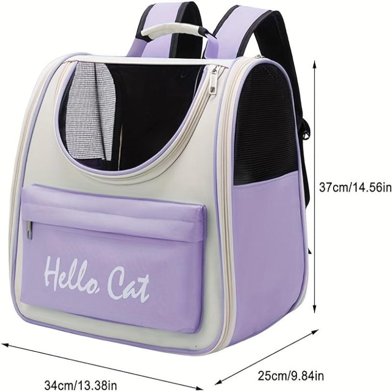Small Pet Backpack Foldable Cat Carrier Travel Bag