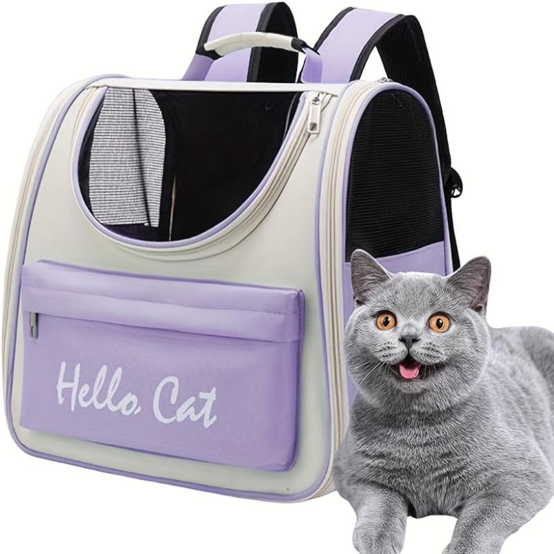 Small Pet Backpack Foldable Cat Carrier Travel Bag