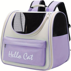 Small Pet Backpack Foldable Cat Carrier Travel Bag