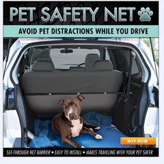 Pet Car Fence Dog Isolation Net Safety Barrier for Drivers