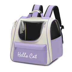 Pet Portable Backpack Pet Shoulder Bag Outdoor Travel Transparent Bag