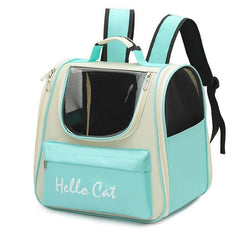 Pet Portable Backpack Pet Shoulder Bag Outdoor Travel Transparent Bag