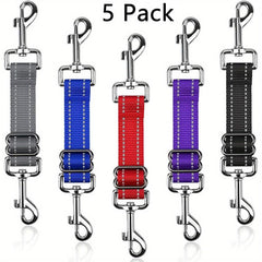 Reflective Dog Safety Collar Clips with Double Ended Clasp