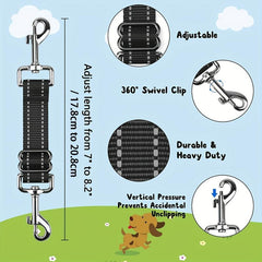Reflective Dog Safety Collar Clips with Double Ended Clasp