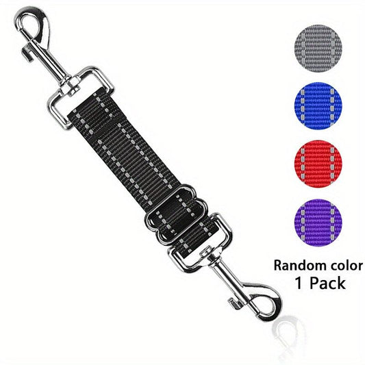 Reflective Dog Safety Collar Clips with Double Ended Clasp