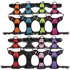 Adjustable Reflective Dog Harness with Traction Rope