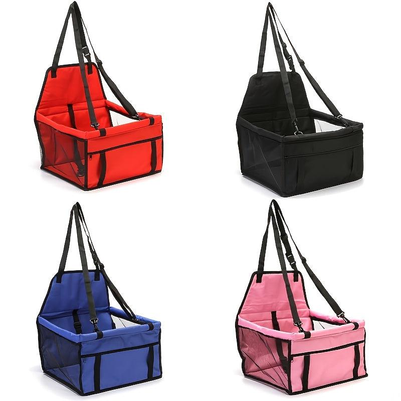 Pet Car Safety Seat & Travel Bag Combo for Safe Travels