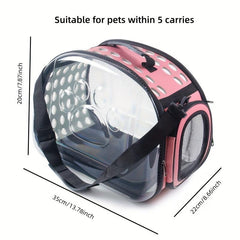 Small Travel Pet Bubble Backpack For Cats And Puppies