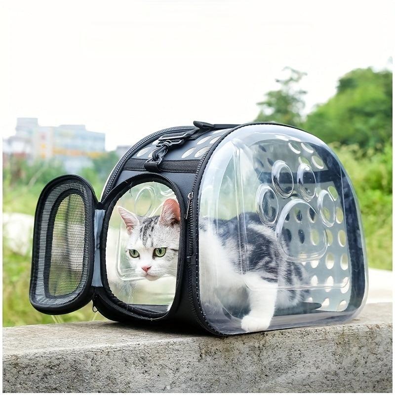 Small Travel Pet Bubble Backpack For Cats And Puppies