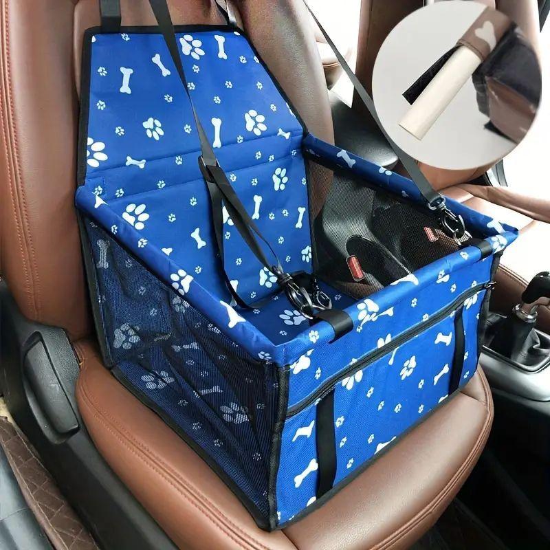 Pet Car Booster Seat For Dog Cat Portable And Breathable Bag With Seat Belt