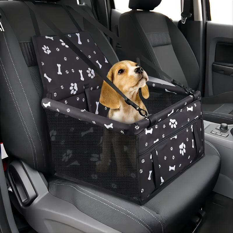 Pet Car Booster Seat For Dog Cat Portable And Breathable Bag With Seat Belt
