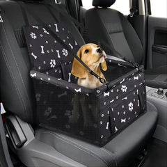Pet Car Booster Seat For Dog Cat Portable And Breathable Bag With Seat Belt