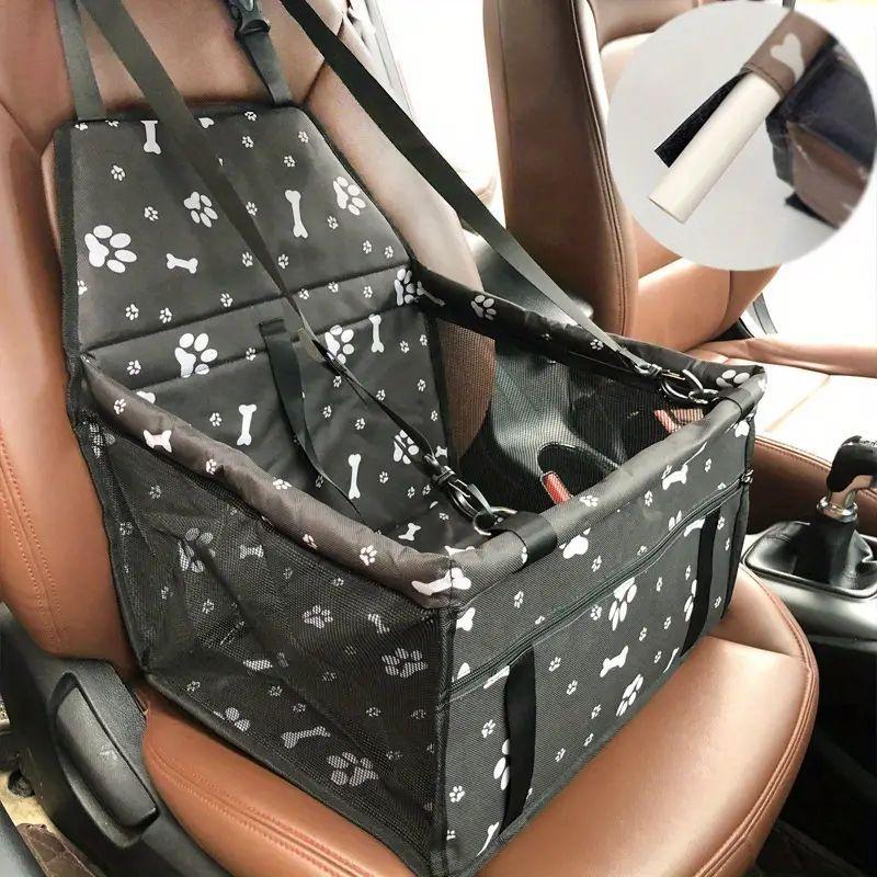 Pet Car Booster Seat For Dog Cat Portable And Breathable Bag With Seat Belt