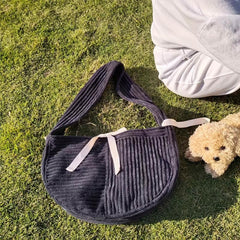 Plush Pet Backpack Dog Shoulder Bag Cat Sling Carrier