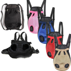 Adjustable Pet Carrier Backpack For Small Dogs And Cats Comfortable Legs Out