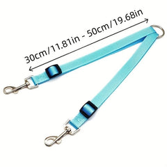 Adjustable Double Dog Walking Rope with Vehicle Leash