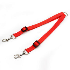 Adjustable Double Dog Walking Rope with Vehicle Leash
