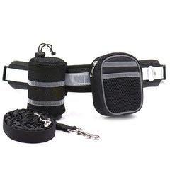 Secure Dog Leash Set for Safe Running, Walking, Hiking, Jogging & Biking