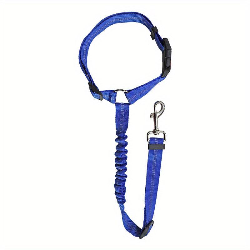 2 In 1 Pet Car Seat Belt Durable Nylon Dog Leash Backseat Dog Safety Belt