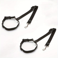 2pcs Dog Car Seat Belt Safety Rope Headrest Leash for Small Medium Dogs