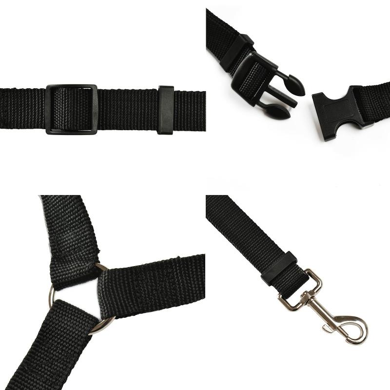 2pcs Dog Car Seat Belt Safety Rope Headrest Leash for Small Medium Dogs