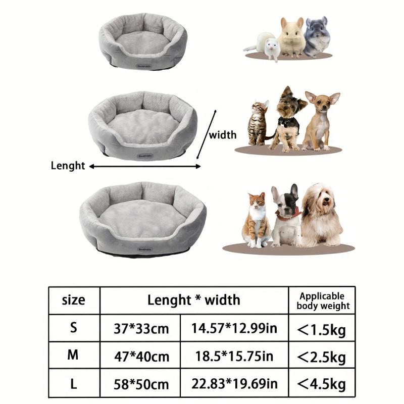 Cozy Pet Travel Bed for Small and Medium Dogs Soft and Comfortable Sleeping Nest