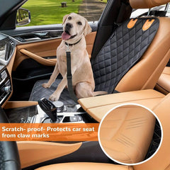 Waterproof Front Seat Dog Cover Scratch Proof Non Slip Padded Quilted Cover