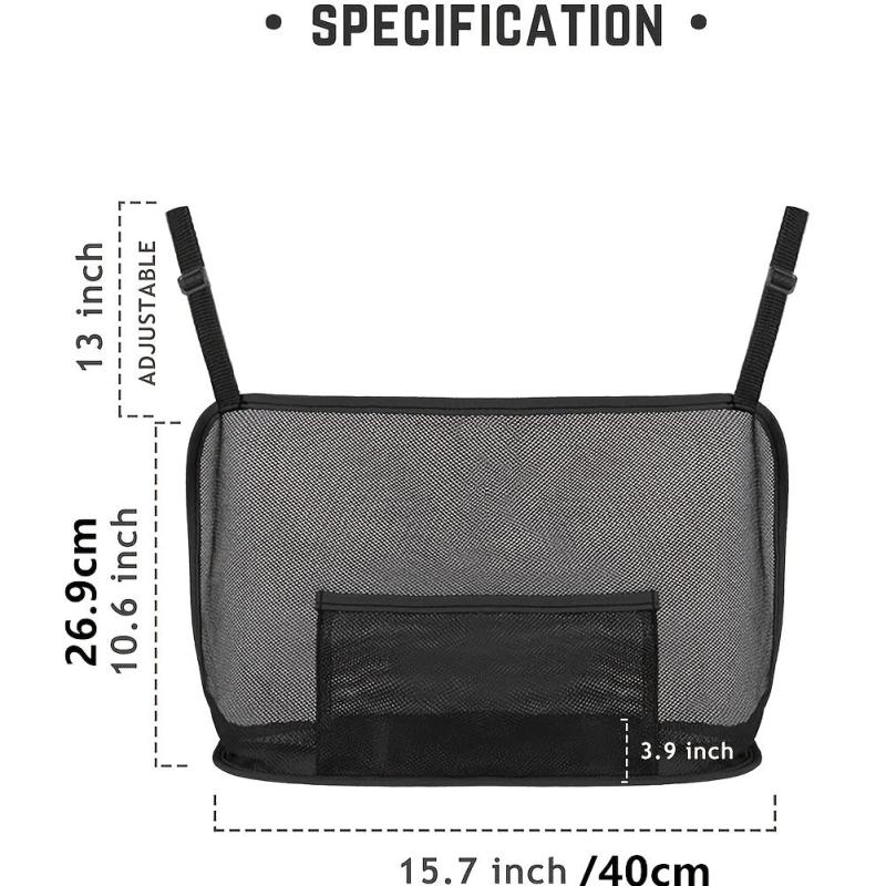 Car Seat Net Pocket Handbag Purse Holder Organizer Storage Pet Net Barrier
