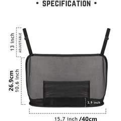 Car Seat Net Pocket Handbag Purse Holder Organizer Storage Pet Net Barrier