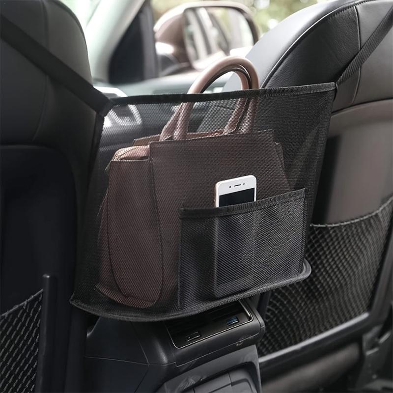 Car Seat Net Pocket Handbag Purse Holder Organizer Storage Pet Net Barrier