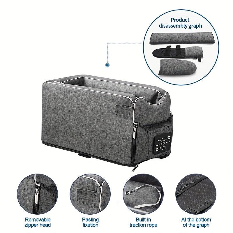 Pet Booster Seat for Small Dogs - Safe & Comfortable Travel Solution
