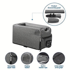 Pet Booster Seat for Small Dogs - Safe & Comfortable Travel Solution