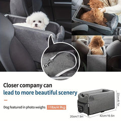 Pet Booster Seat for Small Dogs - Safe & Comfortable Travel Solution