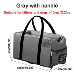 Pet Booster Seat for Small Dogs - Safe & Comfortable Travel Solution