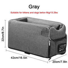 Pet Booster Seat for Small Dogs - Safe & Comfortable Travel Solution