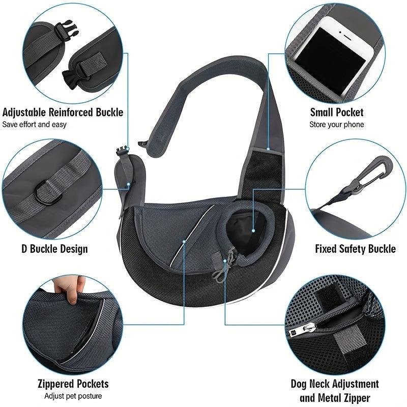 Dog Sling Carrier for Travel and Outdoor Activities