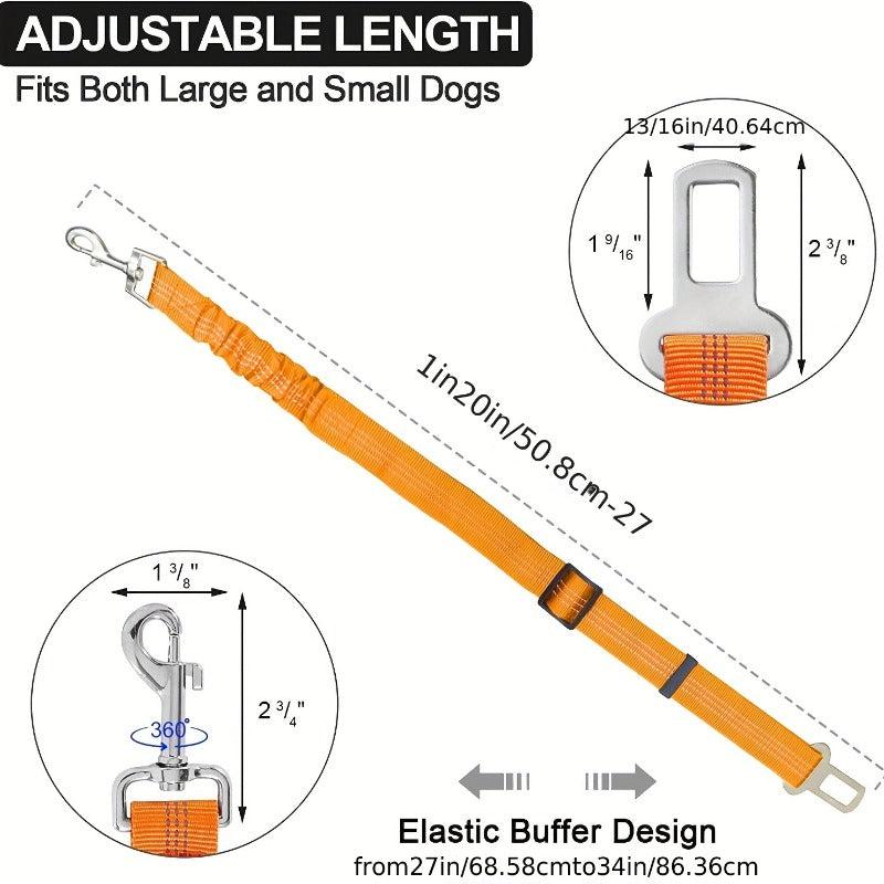 Adjustable Pet Car Seat Belt Harness Safety Clip