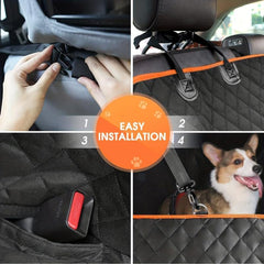 Waterproof Dog Hammock Car Seat Cover
