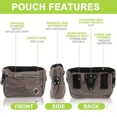 Dog Treats Pouch Pet Training Bag Portable Pet Waist Bag