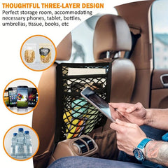Car Divider For Dogs - Safe Driving Pet Barrier With Coarse Mesh Net