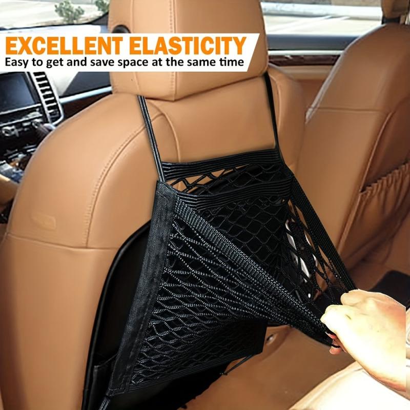 Car Divider For Dogs - Safe Driving Pet Barrier With Coarse Mesh Net
