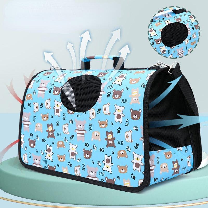 Foldable Breathable Cat Bag Carrier for Outings