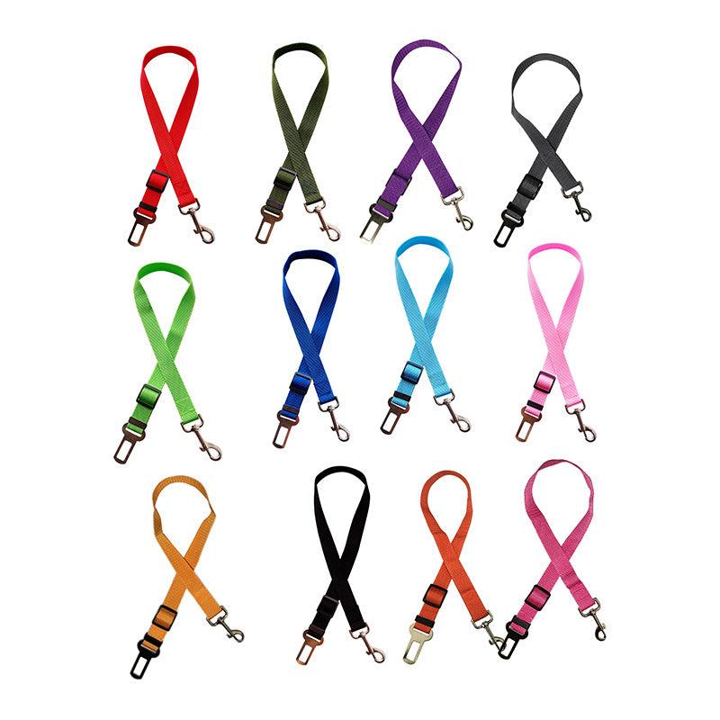 Adjustable Pet Dog Cat Car Seat Belt Safety Harness for Travel